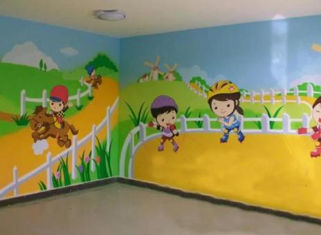 宁明幼儿园墙体彩绘制作流程及注意事项