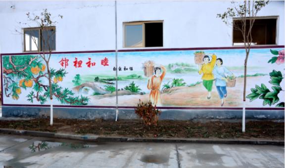 宁明乡镇文化墙 乡风文明焕发新活力
