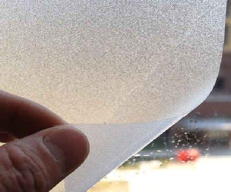 宁明玻璃门外面粘广告用什么材料好？